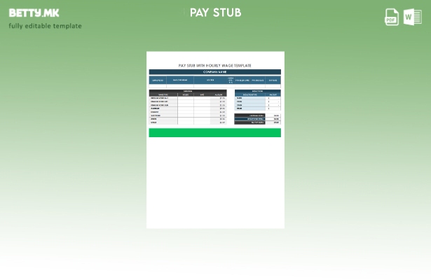 модерен стил Никулец за плата за час, шаблон за верзија